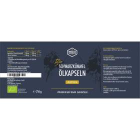 Bio Schwarzkümmelöl Kapseln 360 vegane Kapseln von native goods